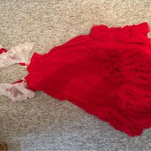 Dollcakes Scarlet Dress with Lace Accents 3t